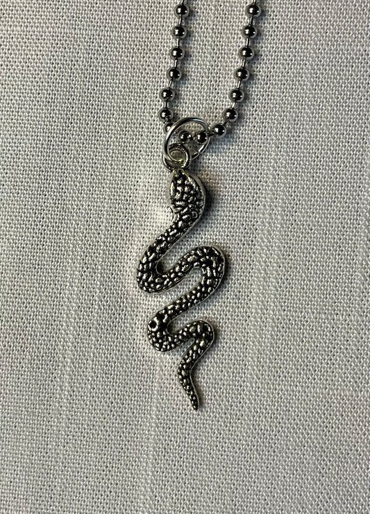 Snake Charm Necklace