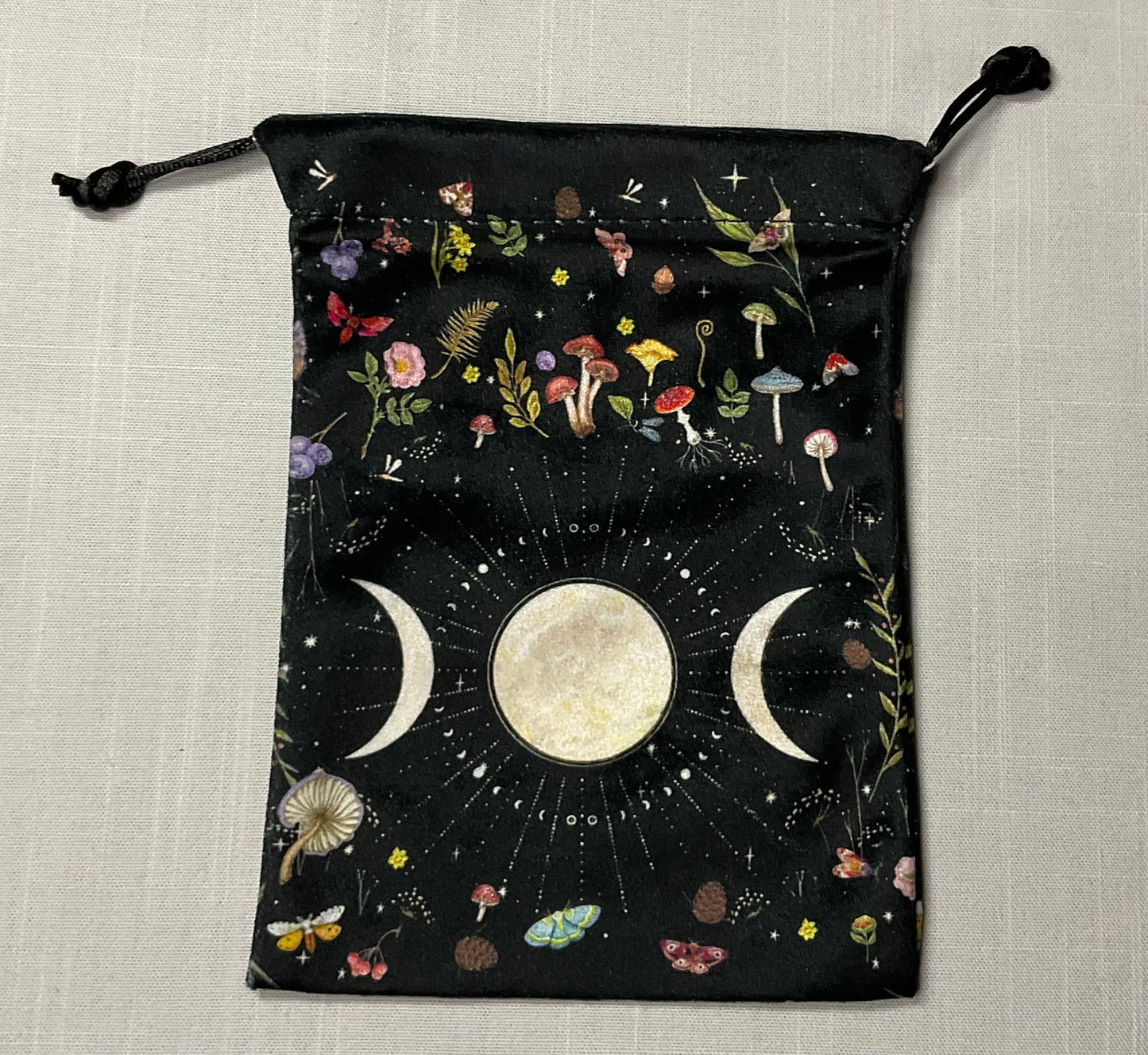 Triple Moon Goddess Symbol Tarot Bag