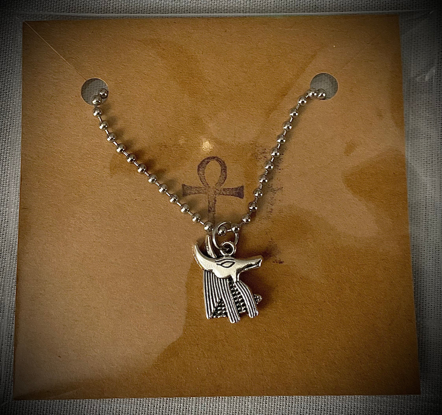 Anubis Charm Necklace