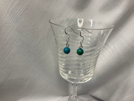 Chrysocolla Dangle Earrings