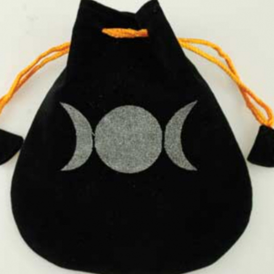 Triple Goddess Velveteen Bag