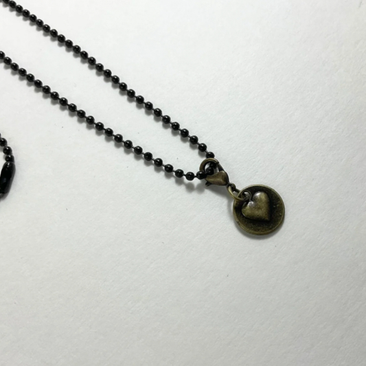 Heart LOVE Charm Necklace