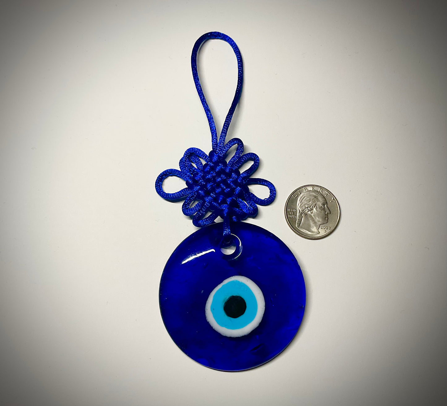 Evil Eye Wall Hanging With Blue Hanger