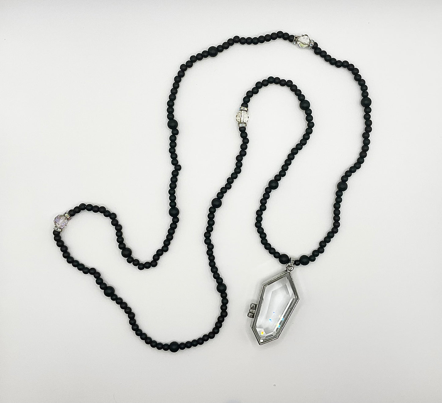 New Age Crystal Cut Glass Locket