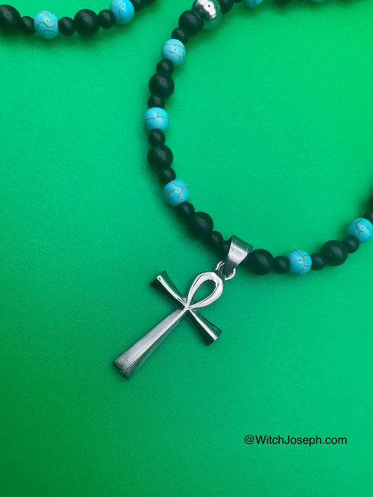 Ankh Talisman with Magnesite