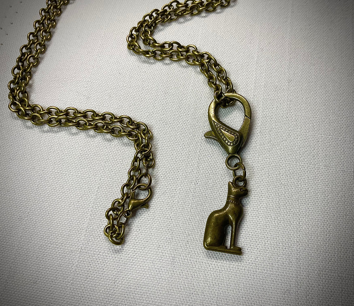 Bastet Necklace in Bronze Tone