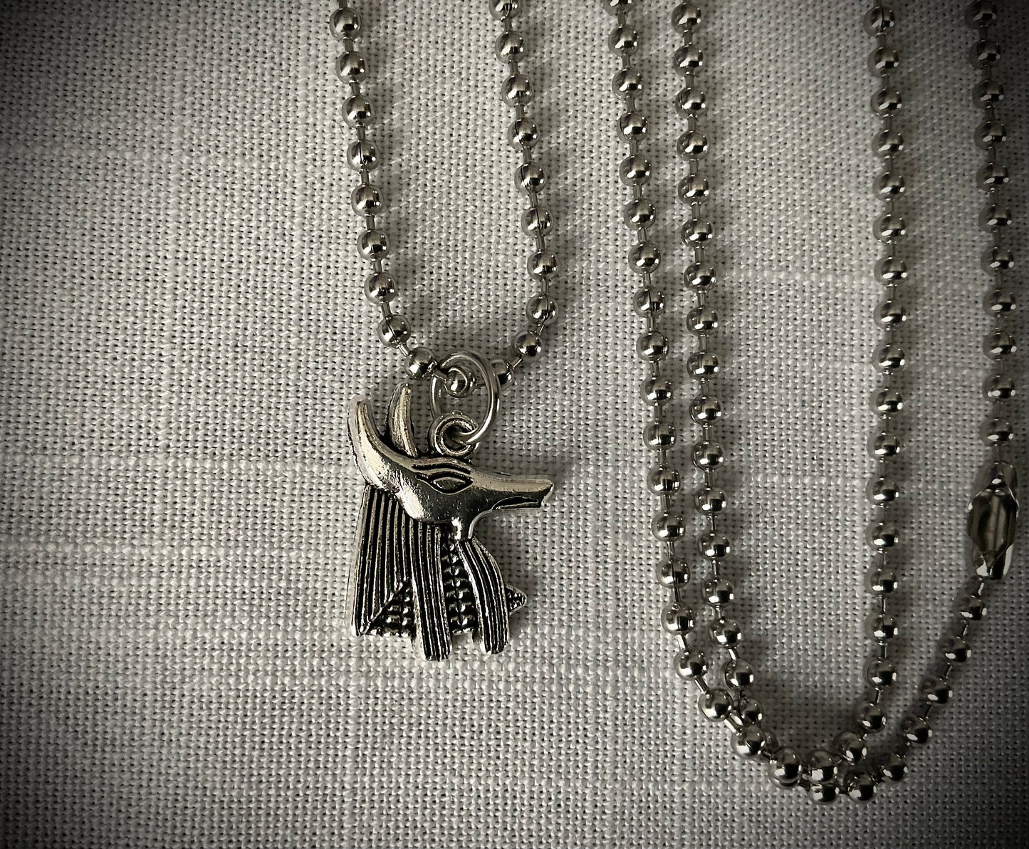 Anubis Charm Necklace