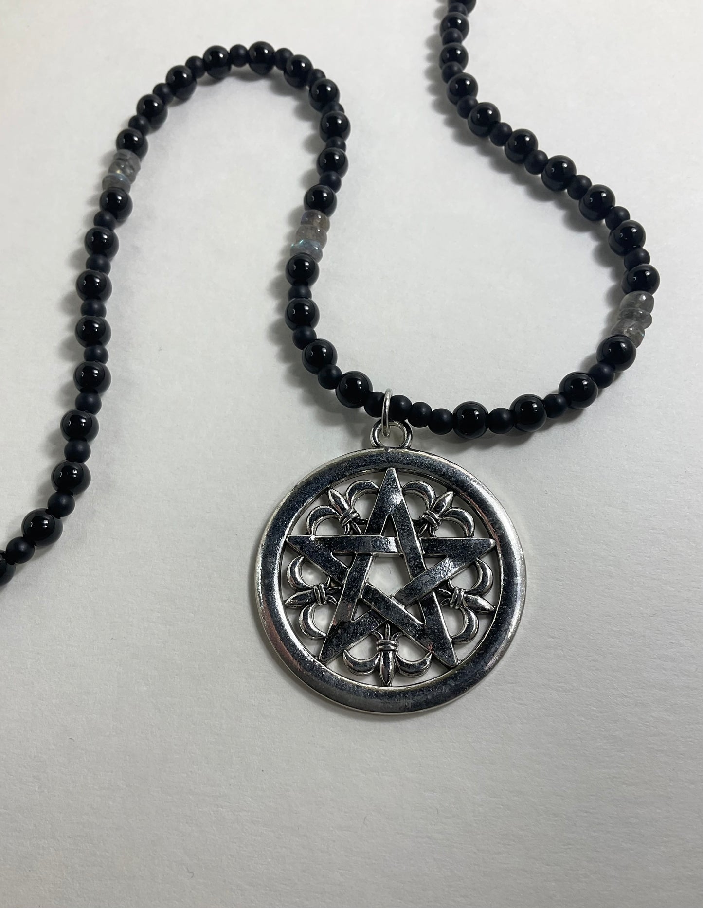 Pentacle With Labradorite