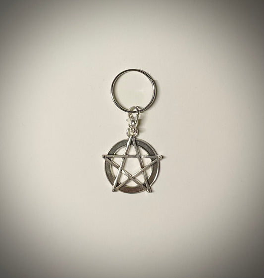 Pentagram Keychain Large