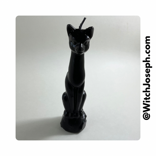 Black Cat Candle