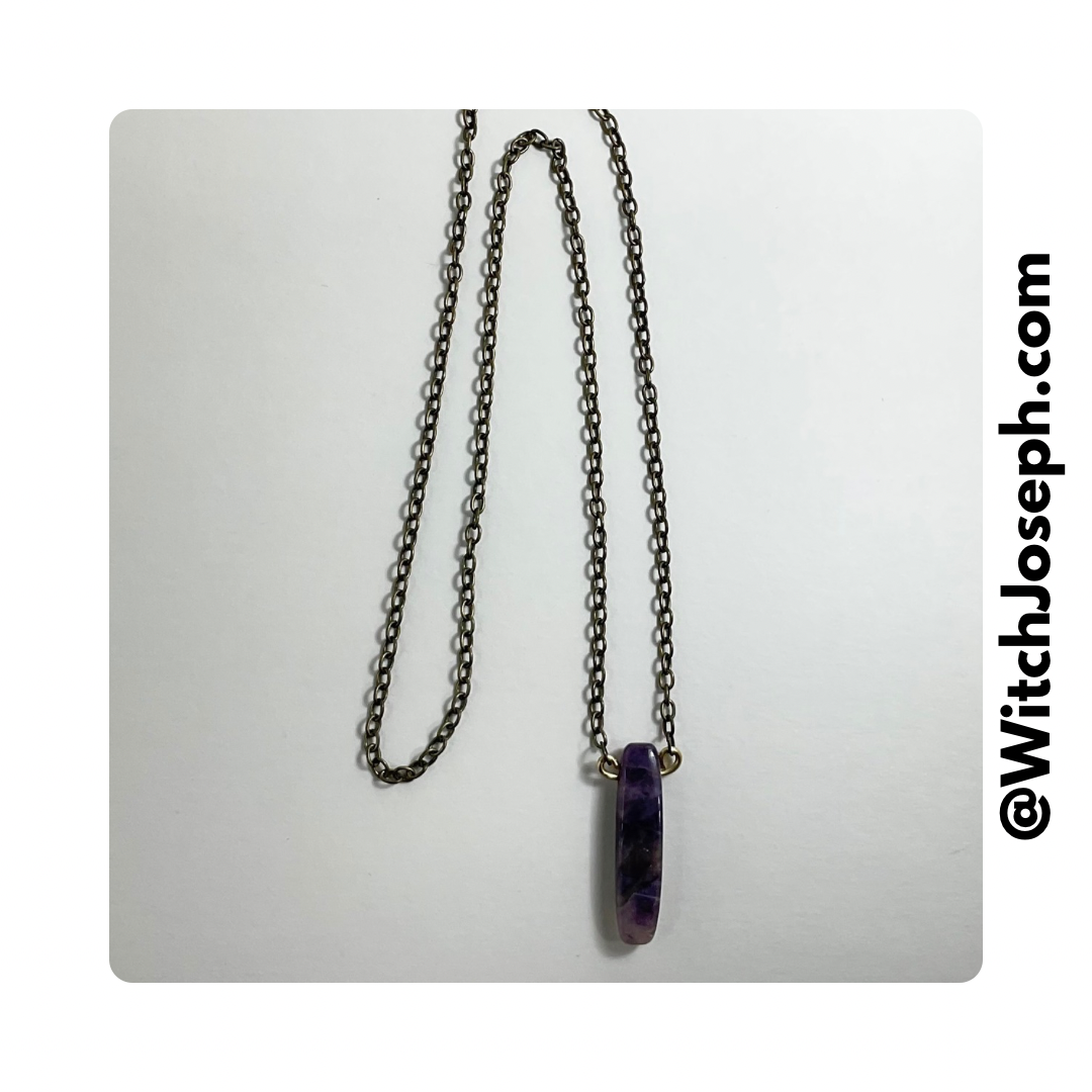 Amethyst Pendant Necklace