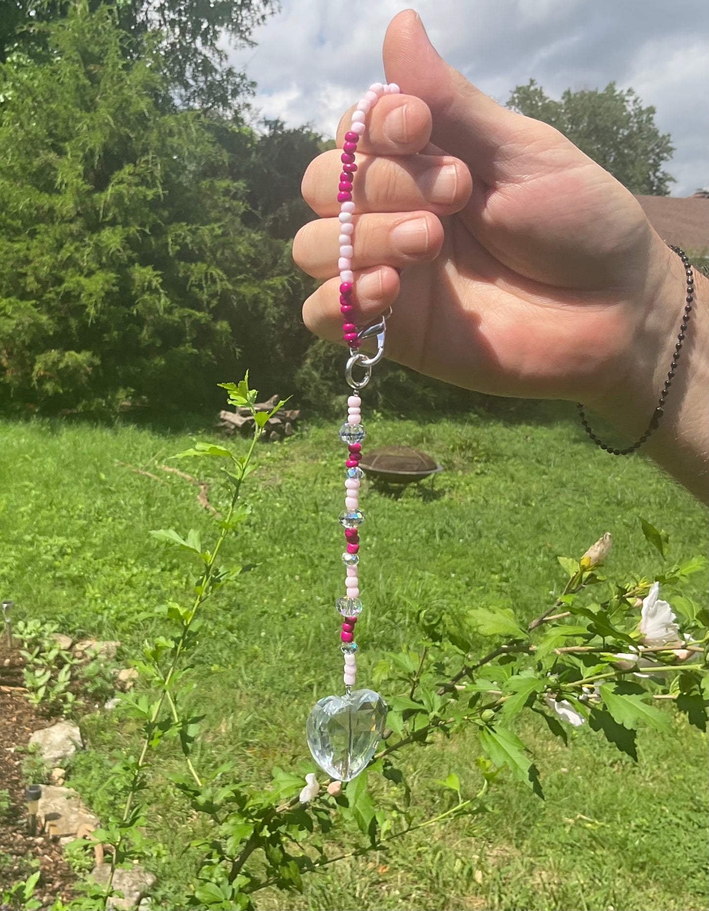 Heart Crystal Suncatcher