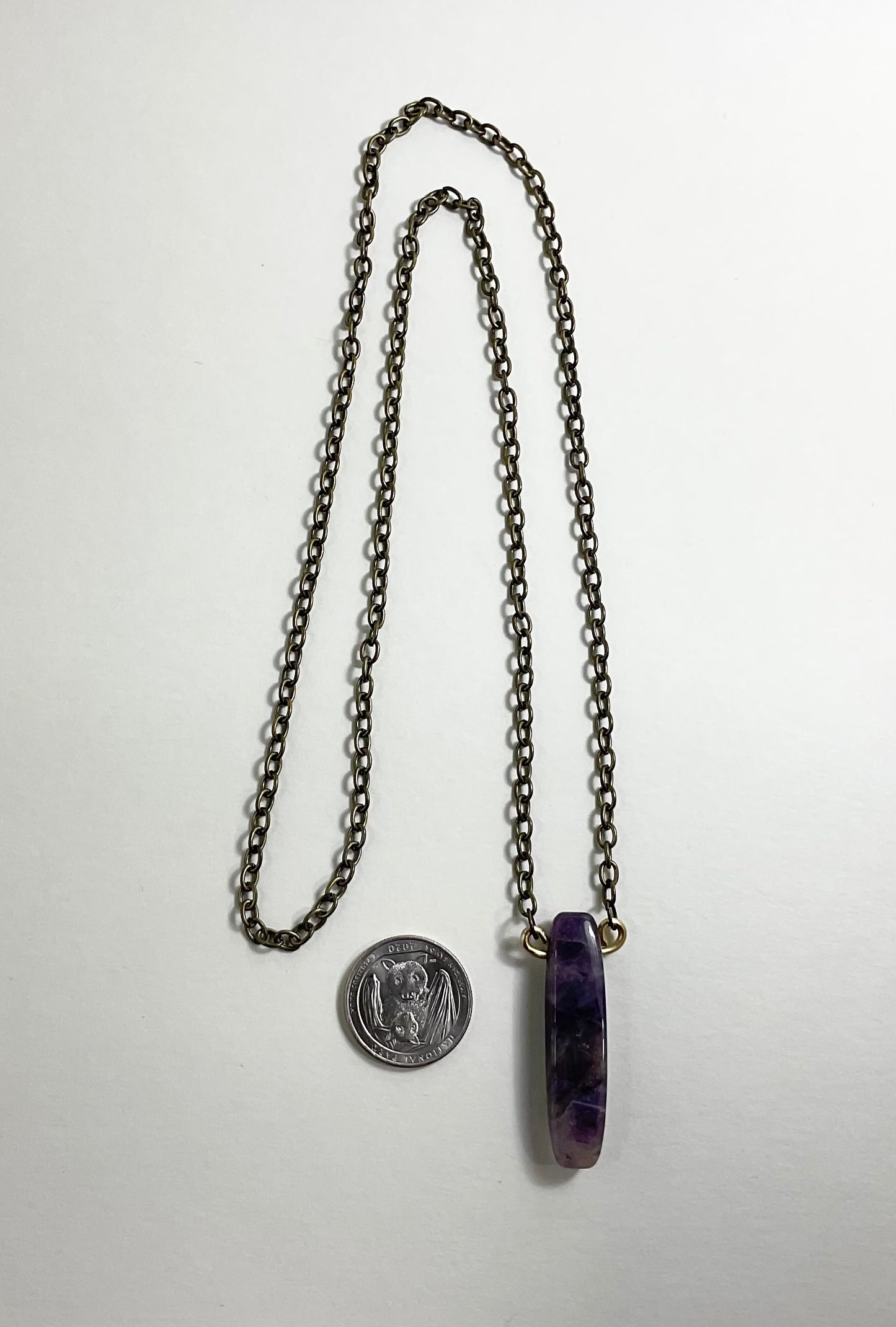 Amethyst Pendant Necklace