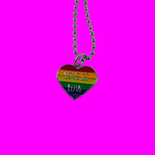 Love is Love Heart Charm