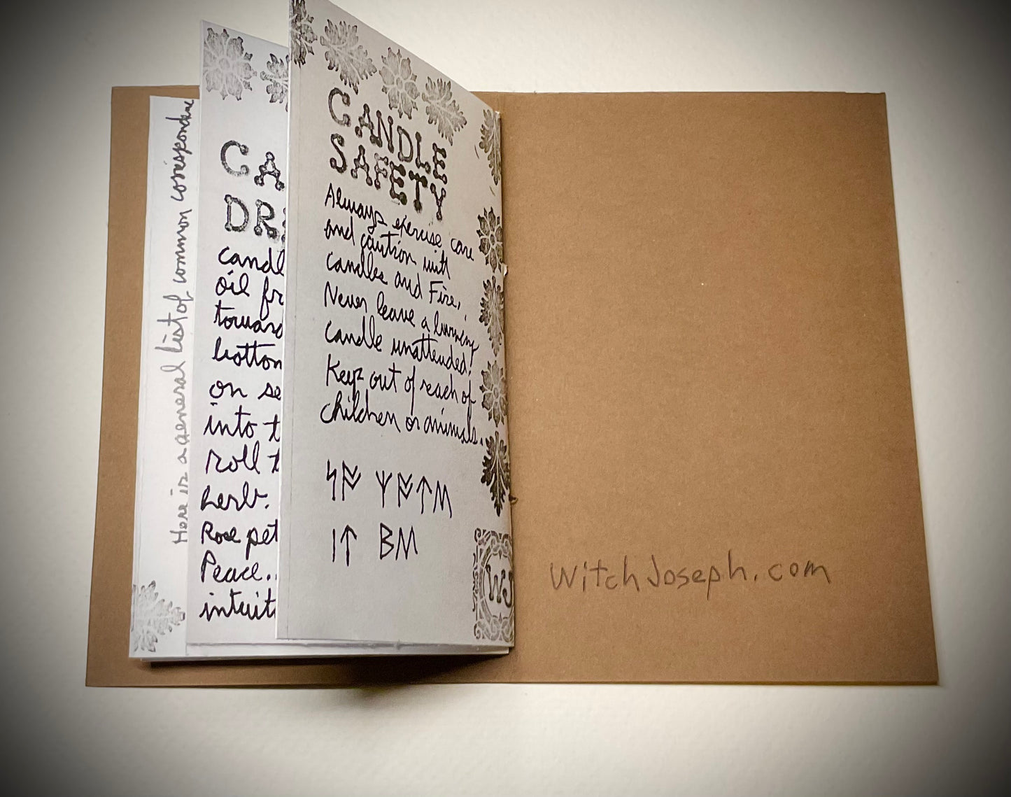 Witch Josephs Guide to Basic Candle Magick Zine