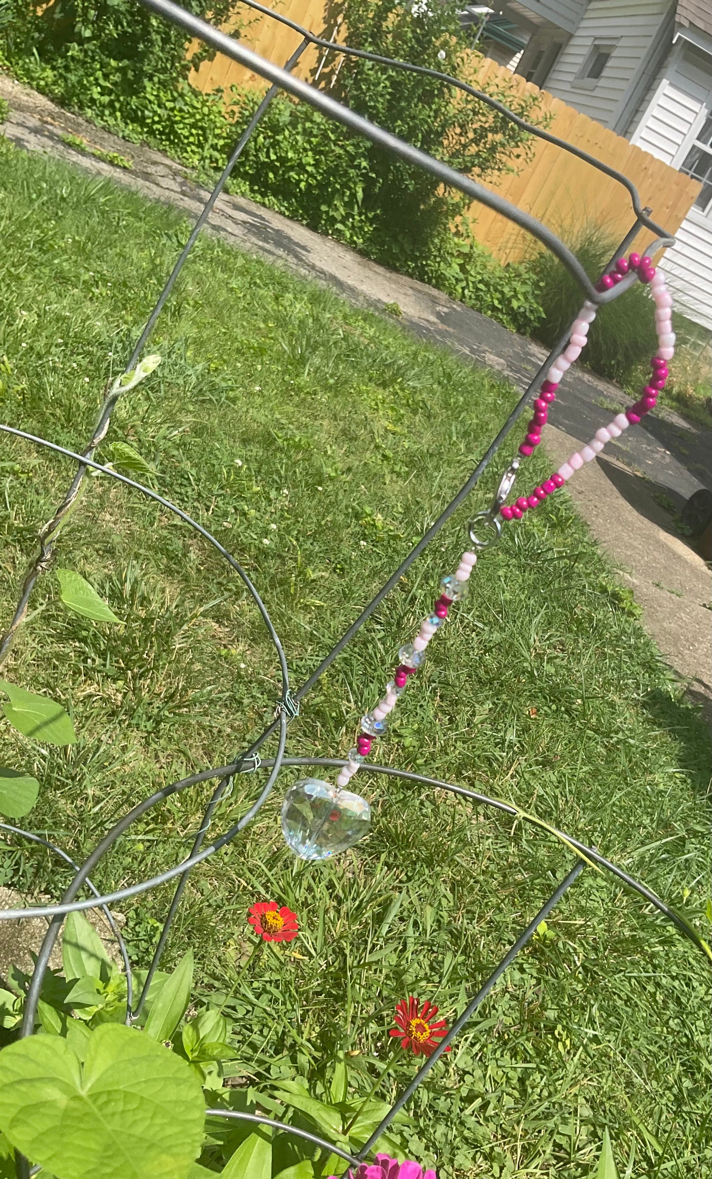 Heart Crystal Suncatcher
