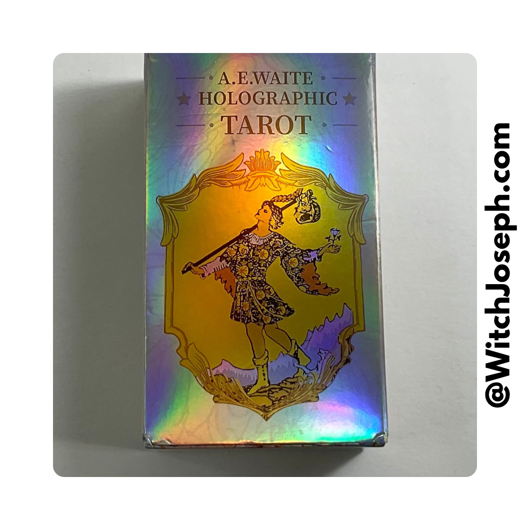 Holographic Rider Waite Smith Tarot Deck