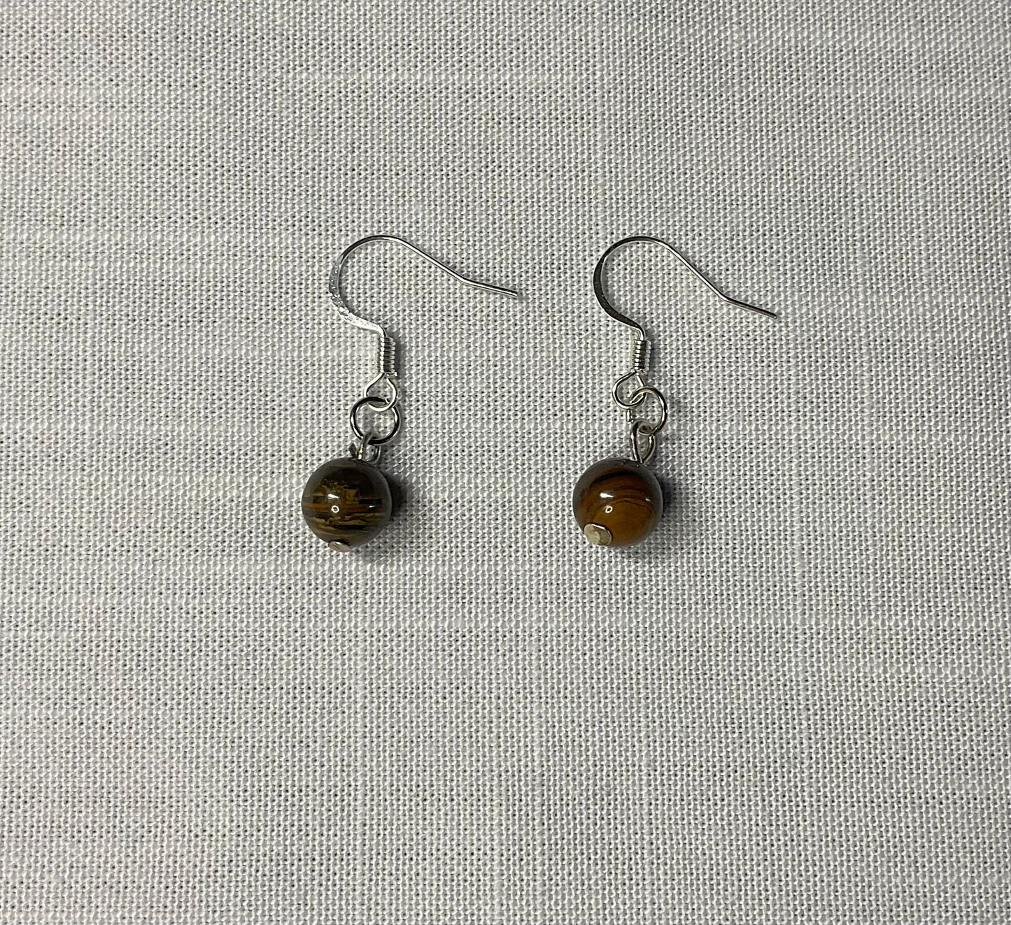 Tigers Eye Dangle Earrings