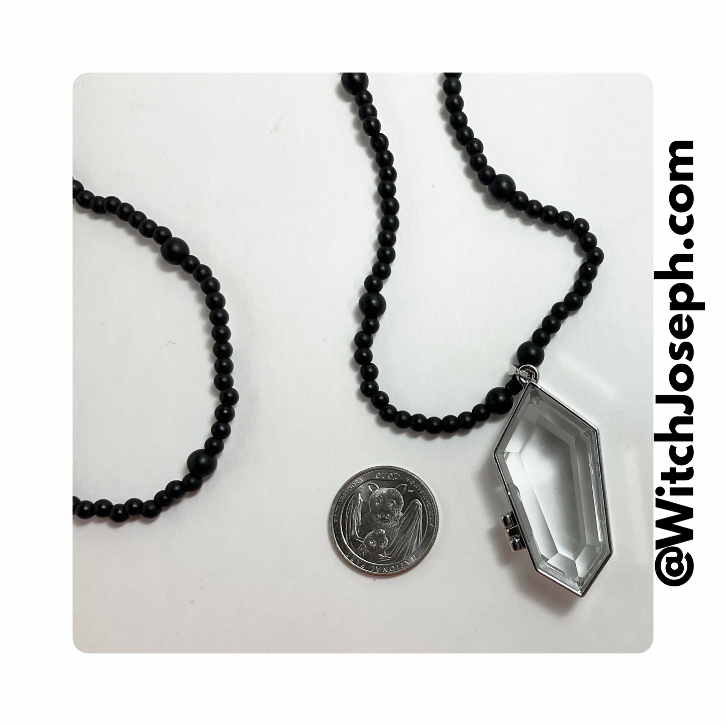 New Age Crystal Cut Glass Locket
