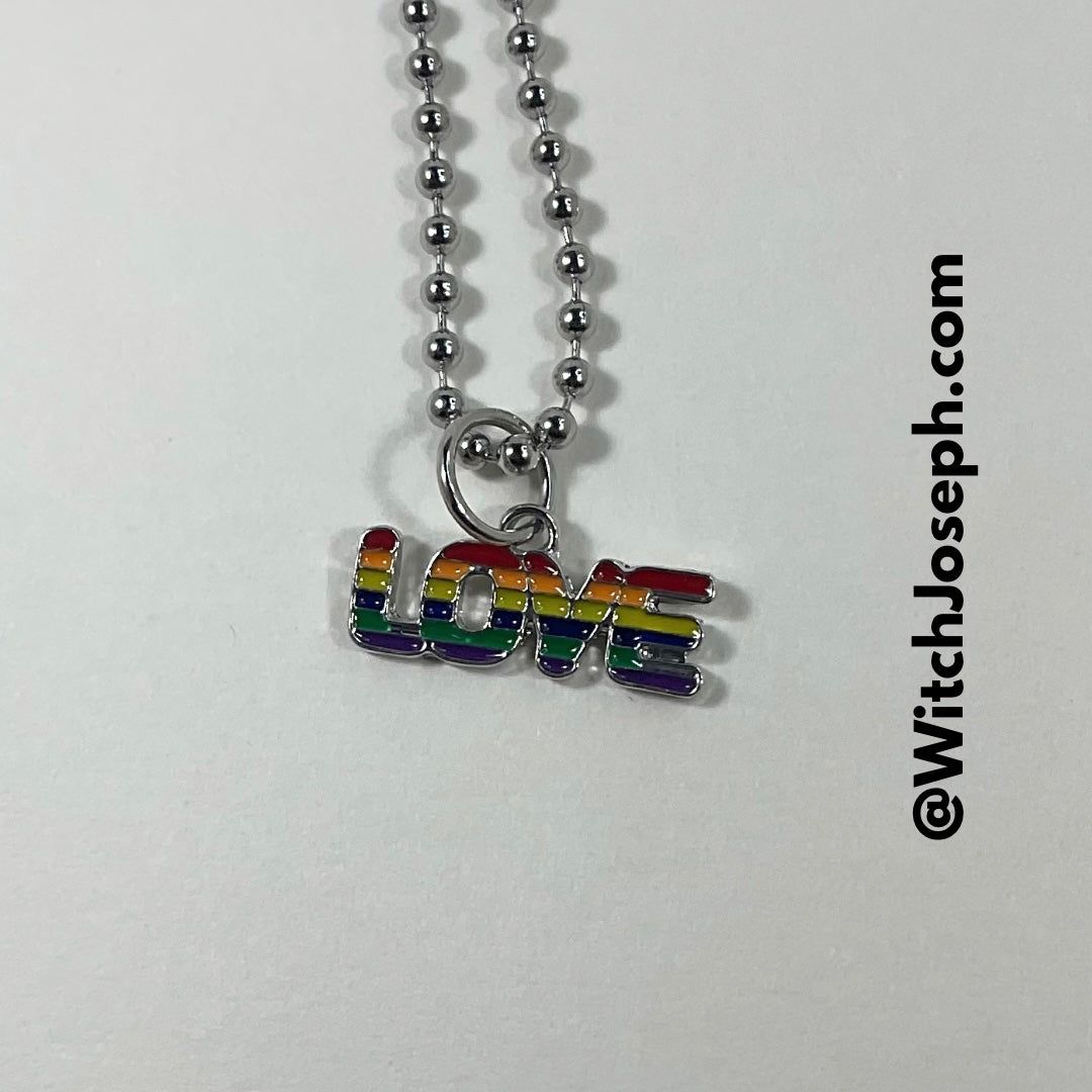 Rainbow Love Charm