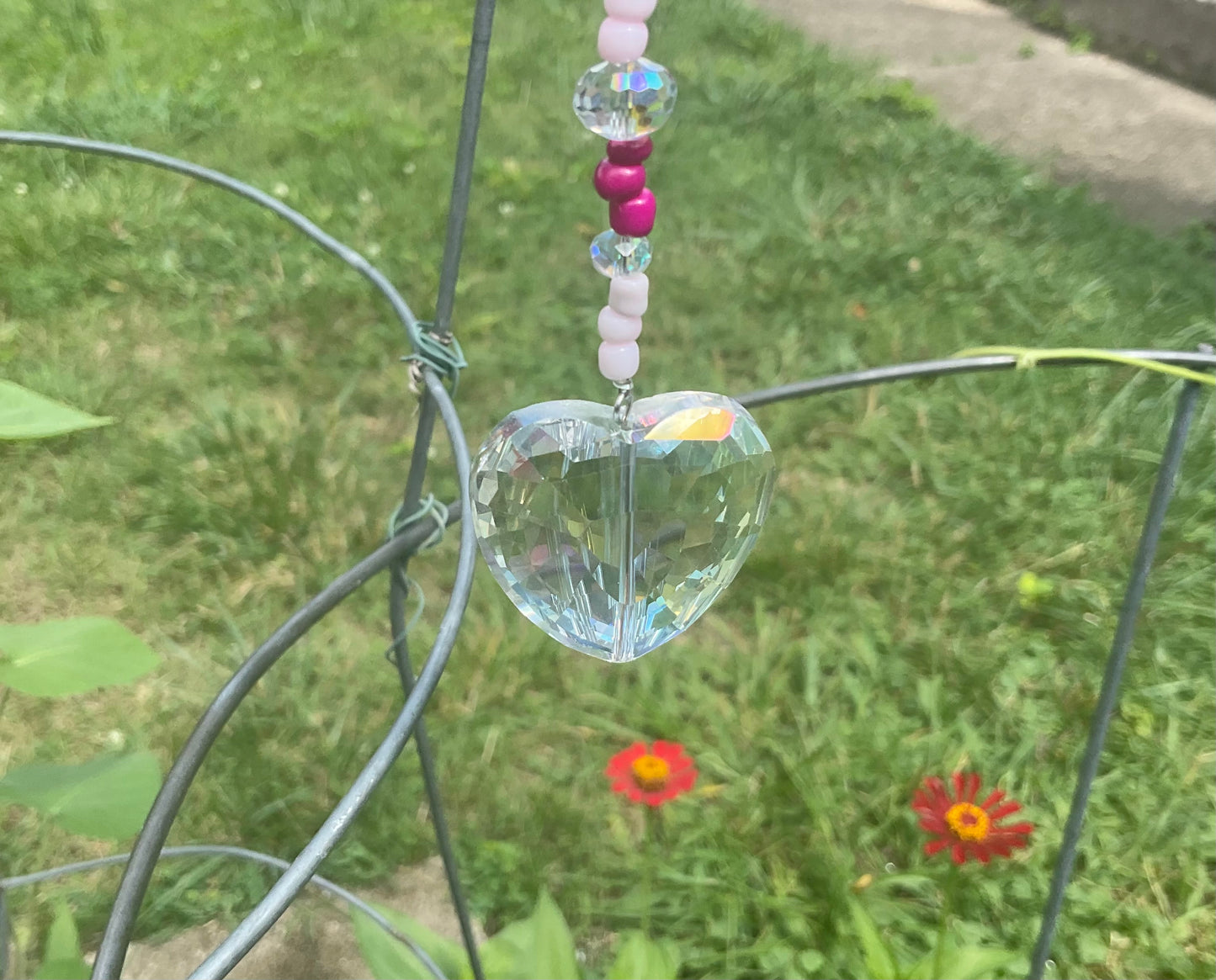 Heart Crystal Suncatcher