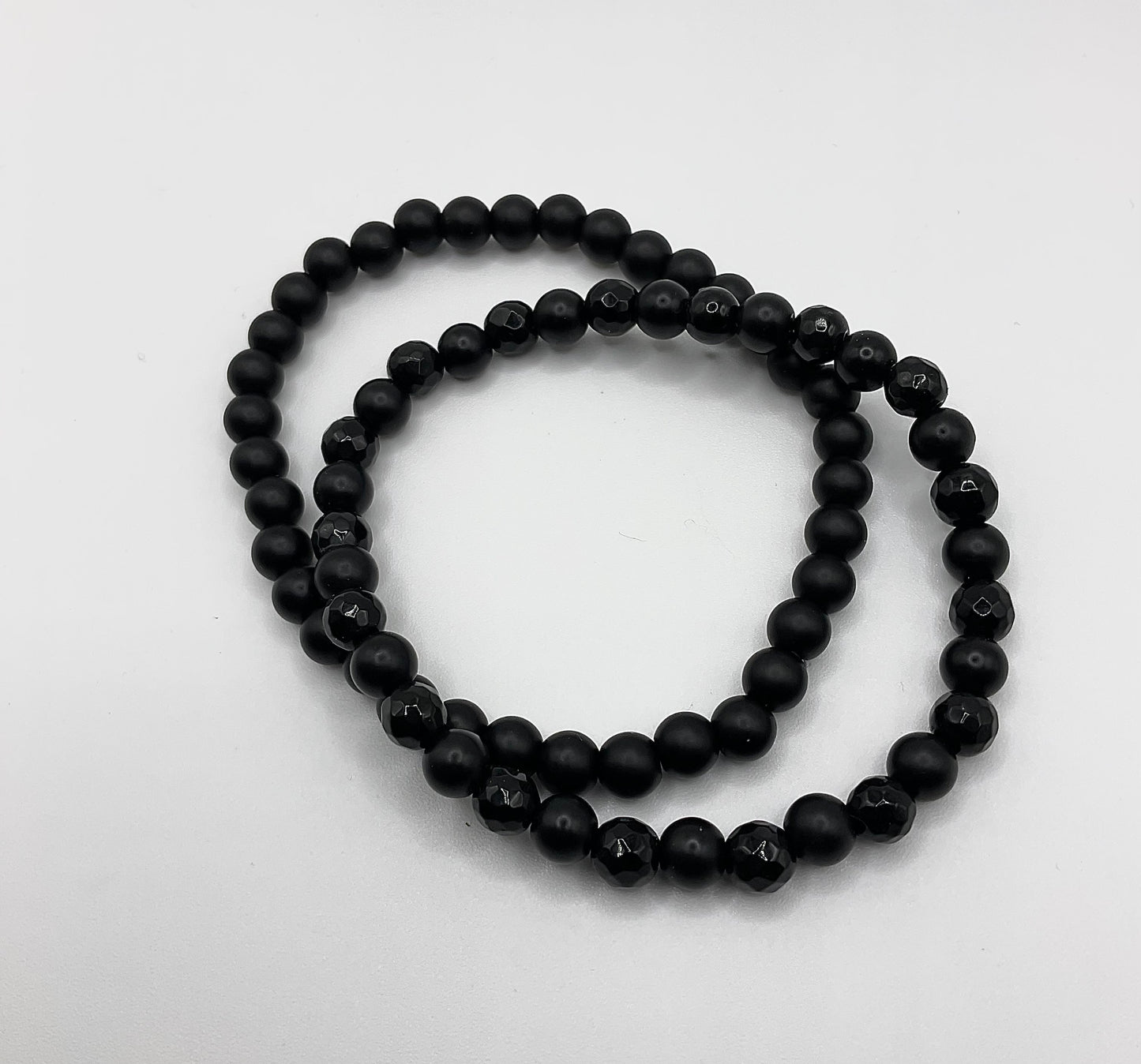 Black Stretch Bracelet Set
