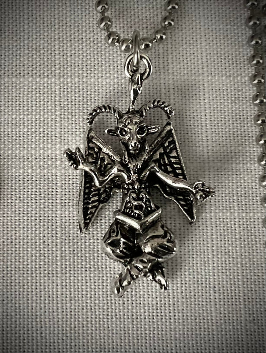 Baphomet Figure Charm Necklace