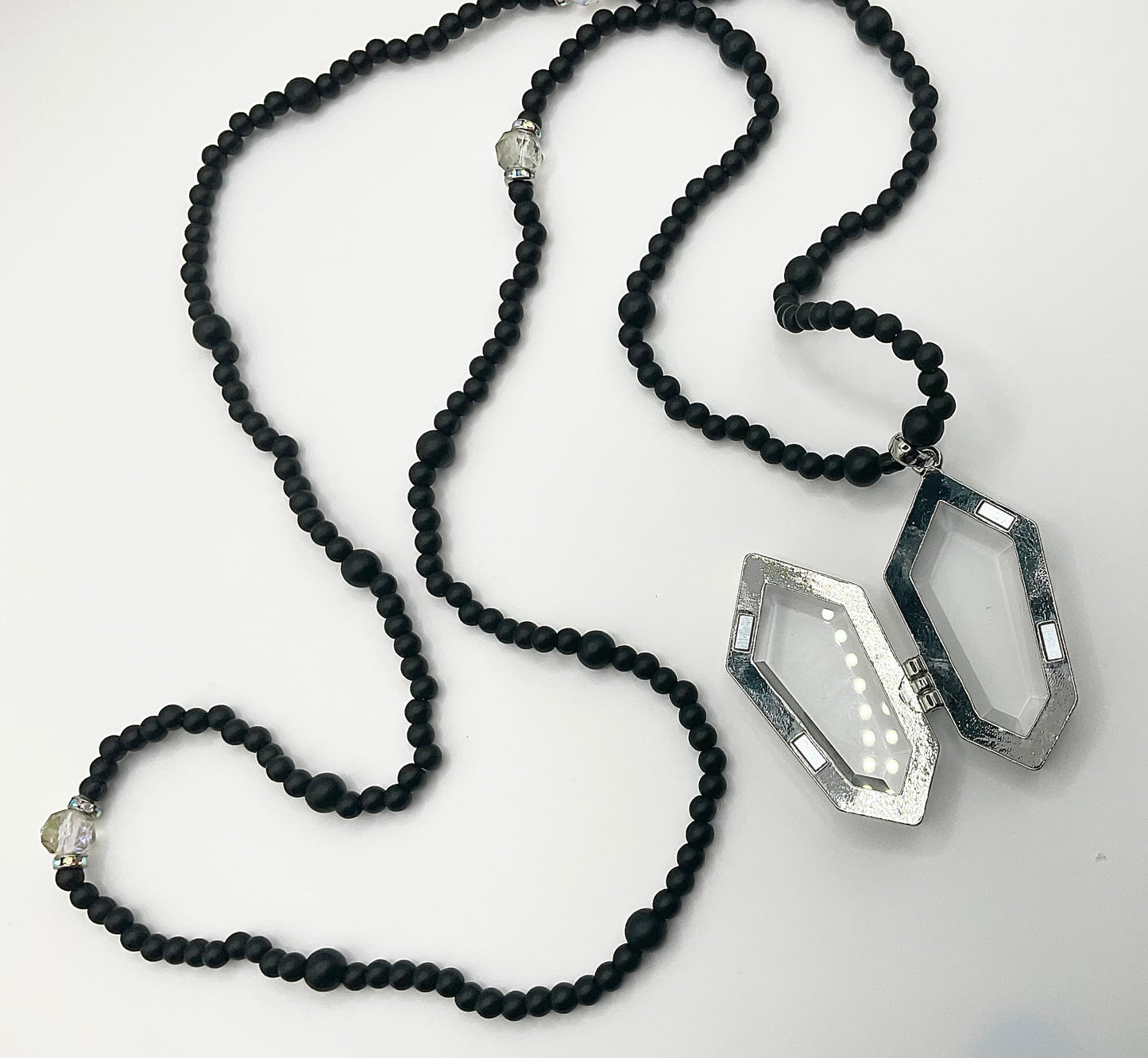 New Age Crystal Cut Glass Locket