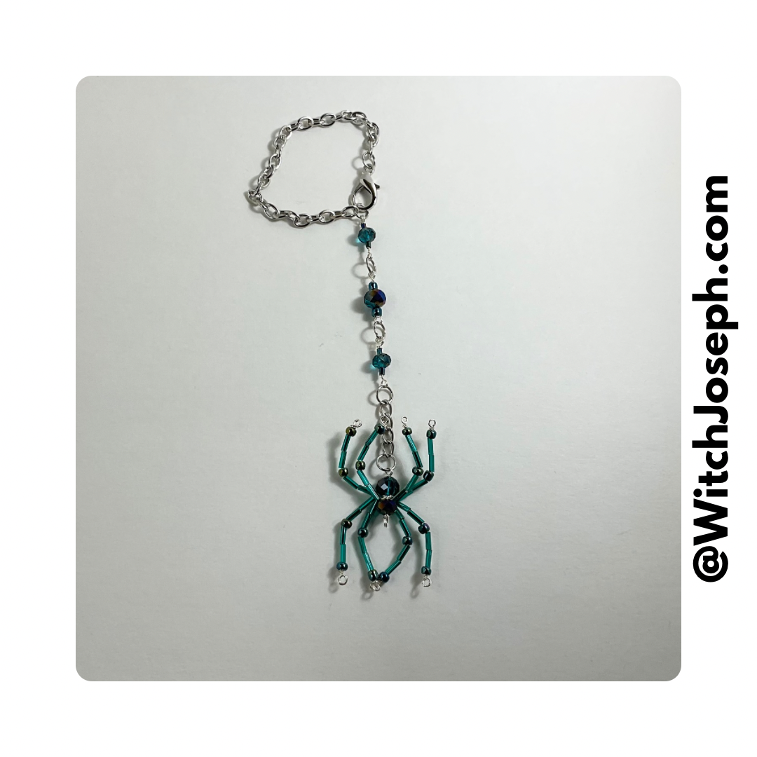 Spider Sun Catcher Turquoise