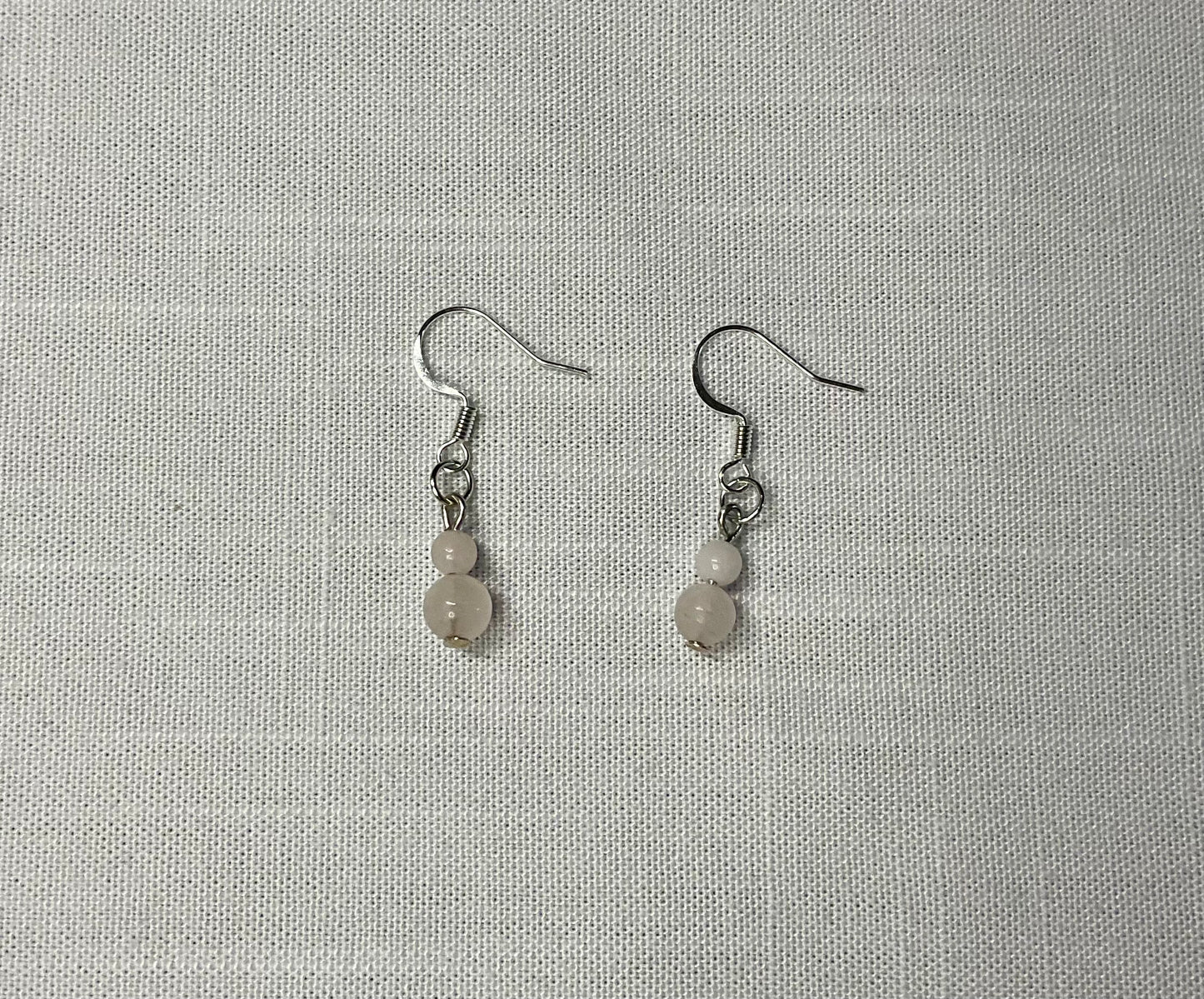 Rose Quartz Dangle Earrings