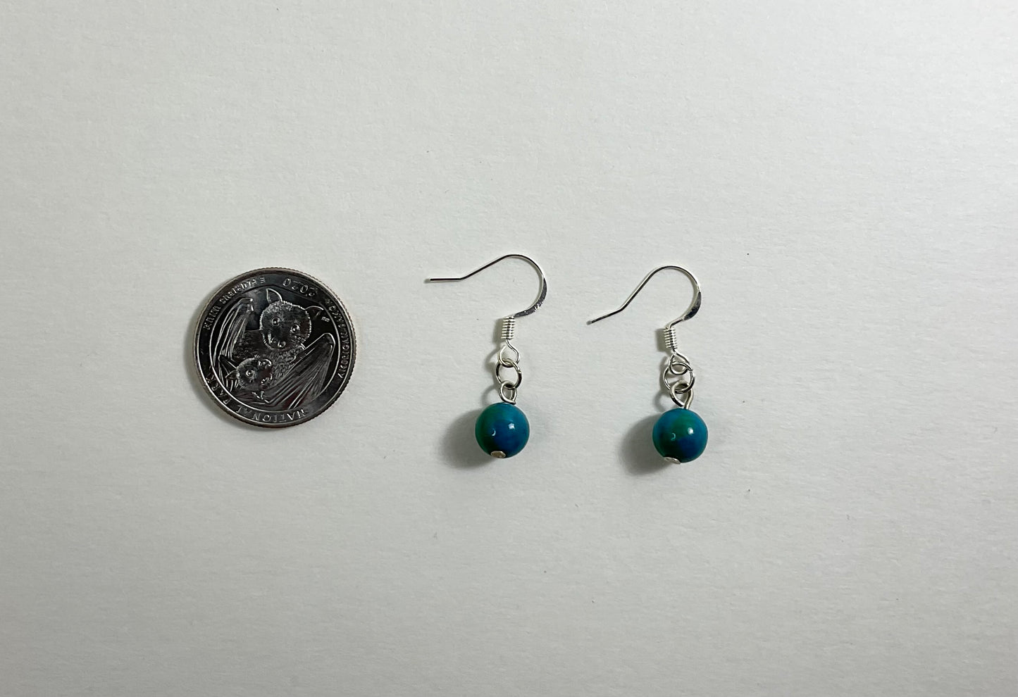 Chrysocolla Dangle Earrings