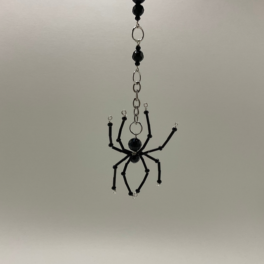 Black Spider Car Charm