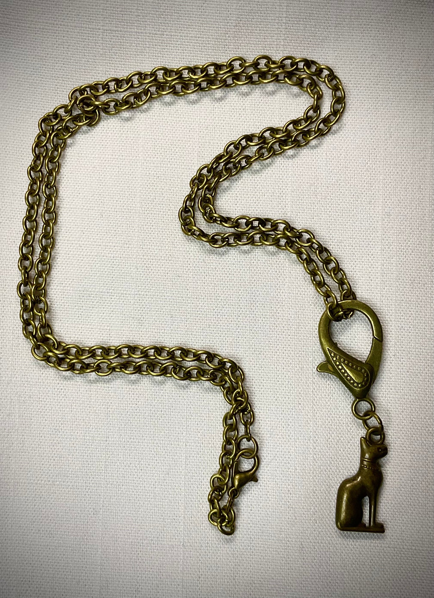 Bastet Necklace in Bronze Tone