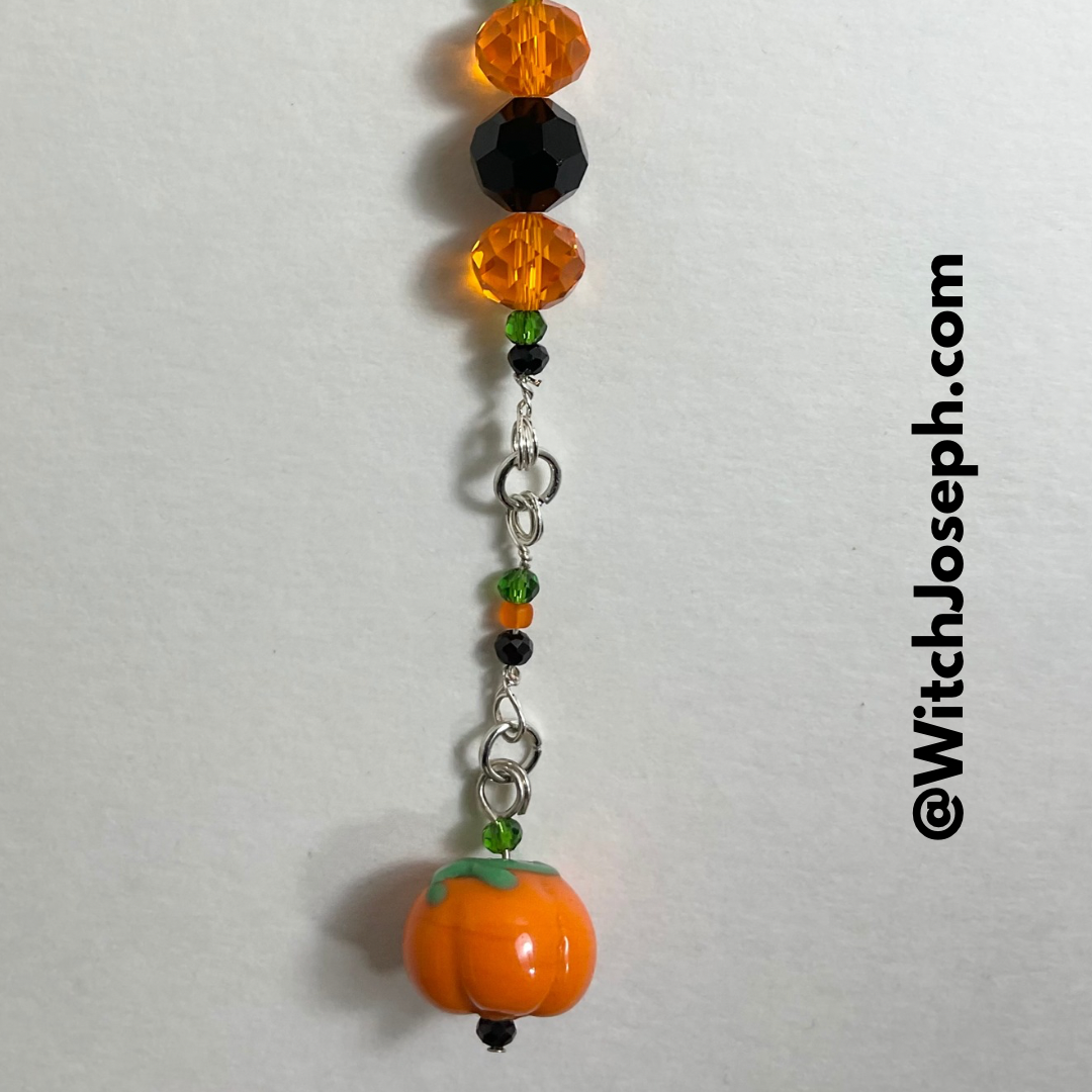 Pumpkin Harvest Crystal Sun Catcher