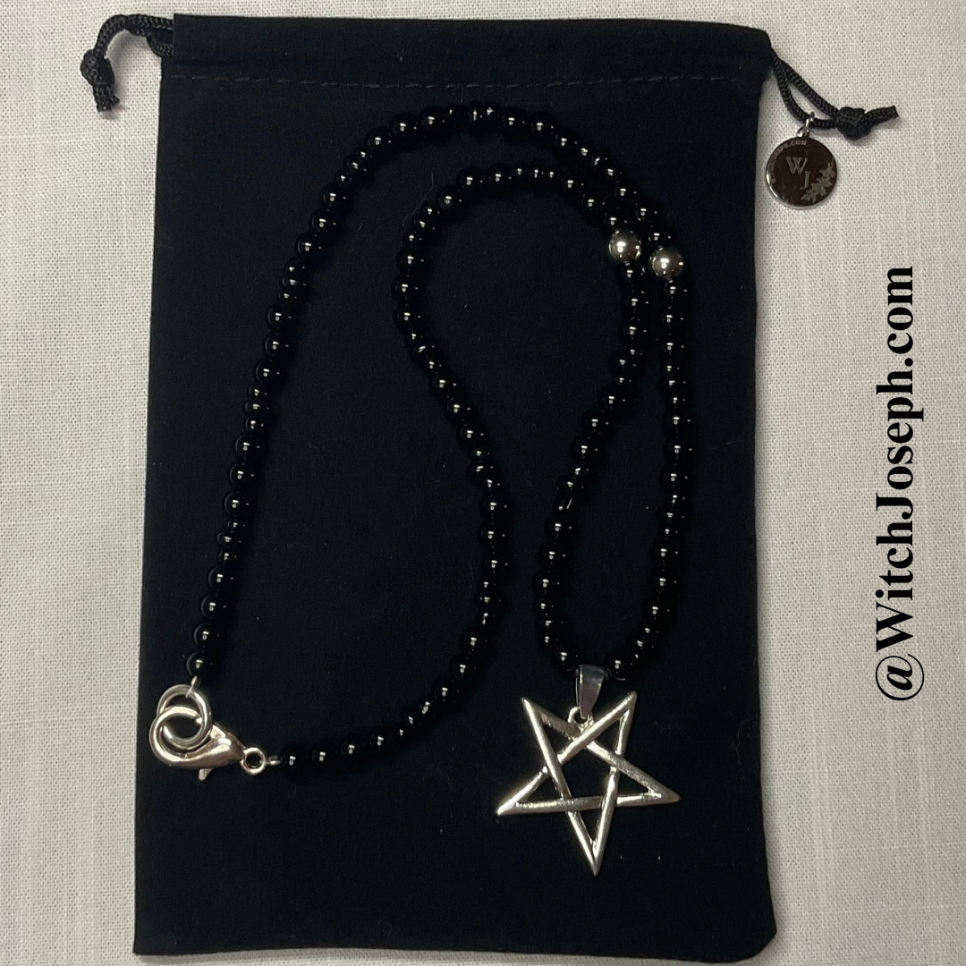 Inverted Pentagram Talisman Choker Length