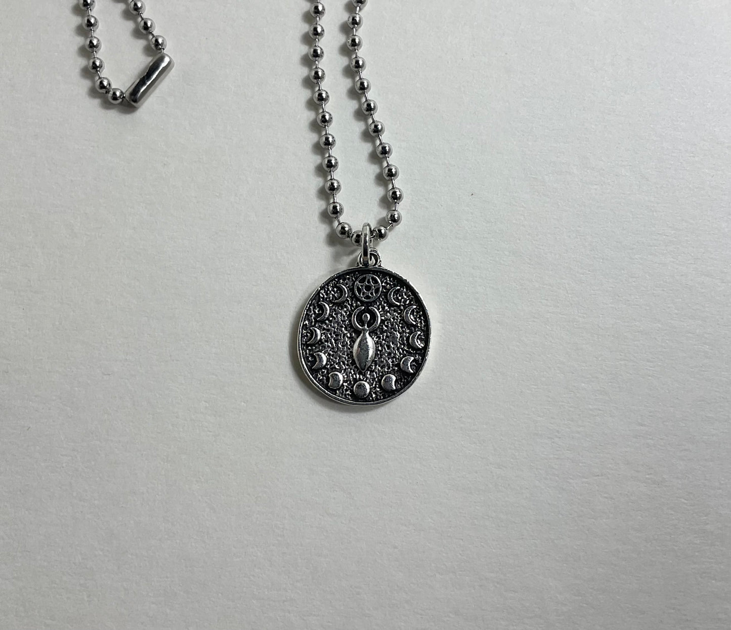 Moon Phase Goddess Charm