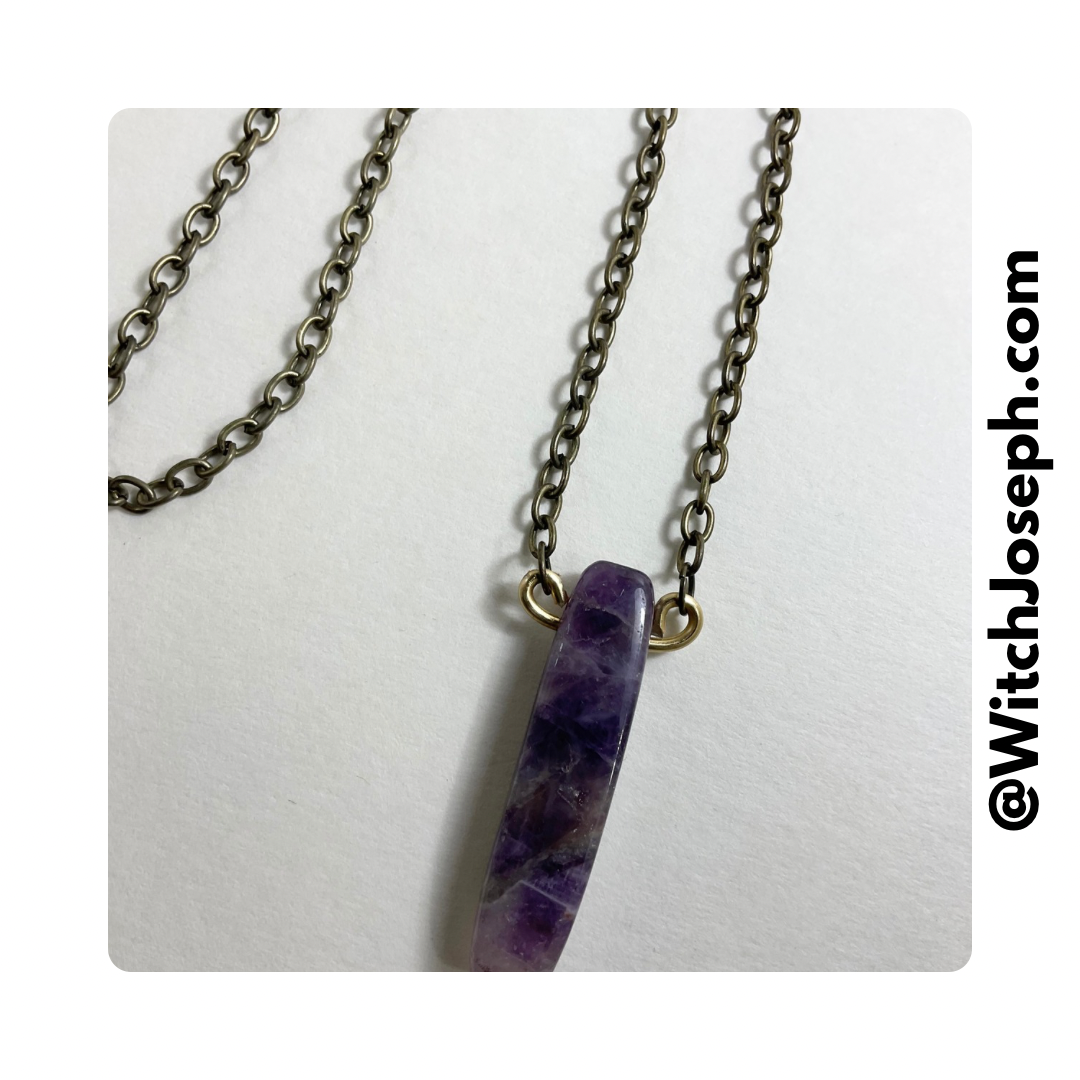 Amethyst Pendant Necklace