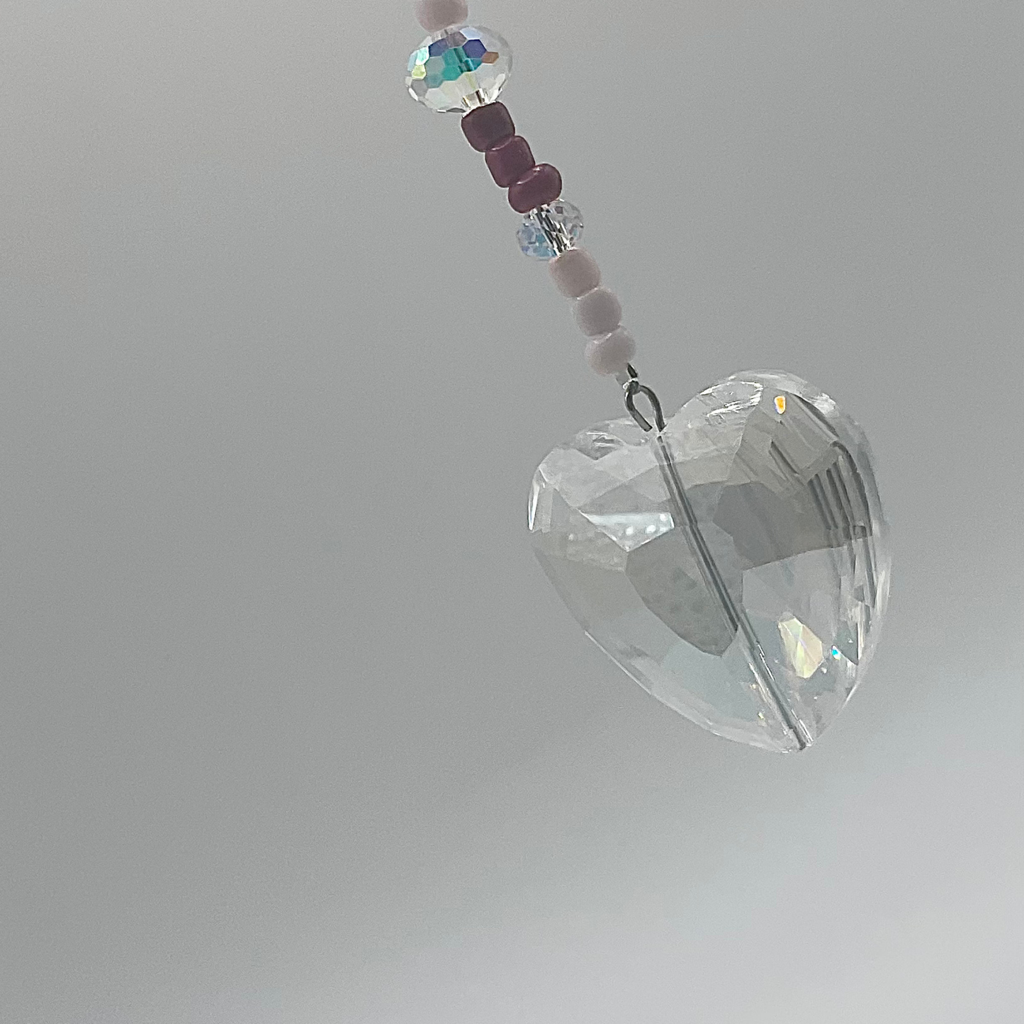 Heart Crystal Suncatcher