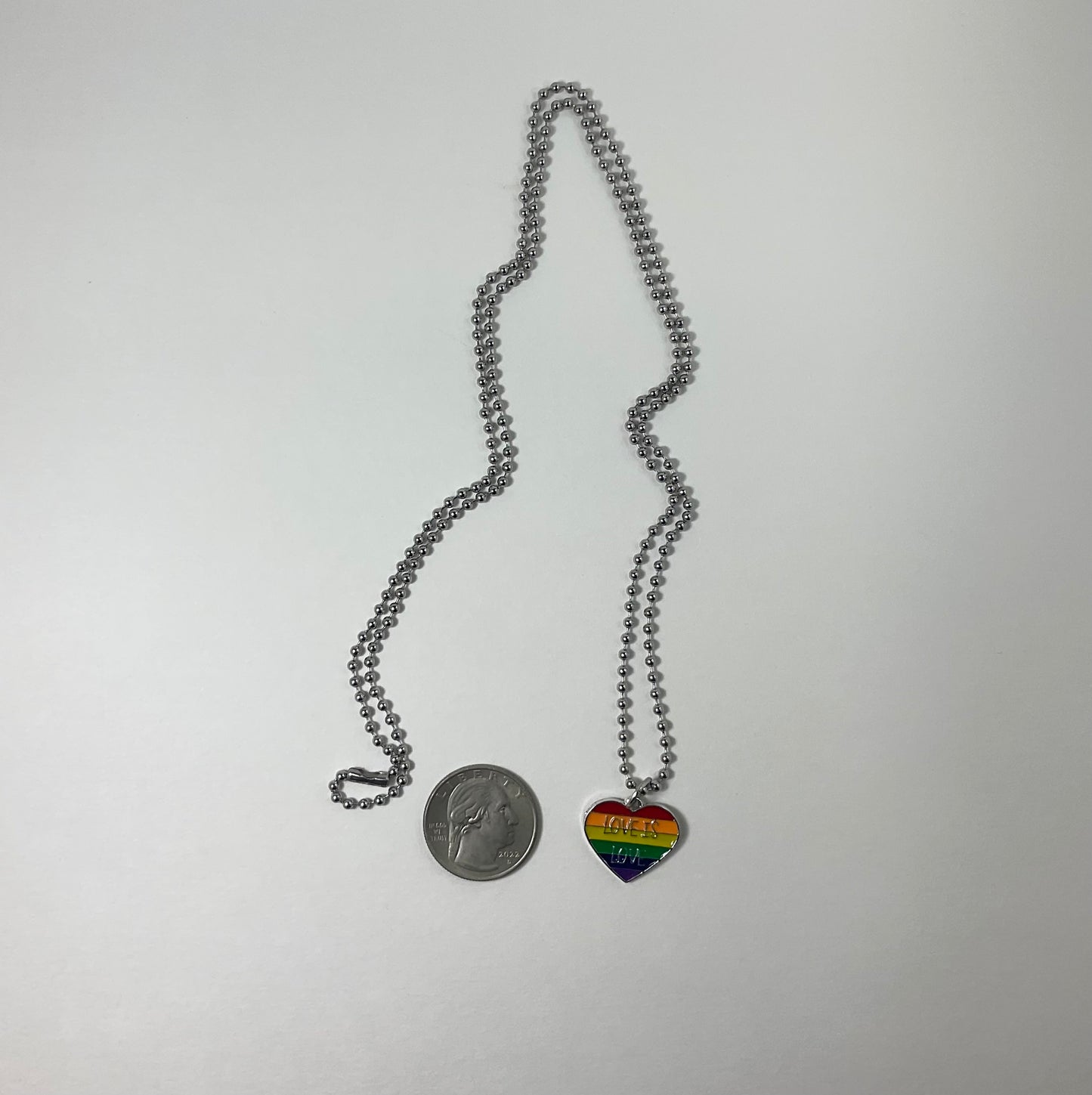 Love is Love Heart Charm