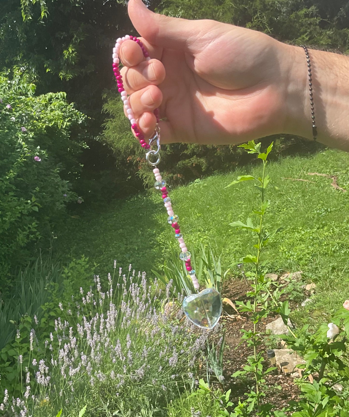Heart Crystal Suncatcher