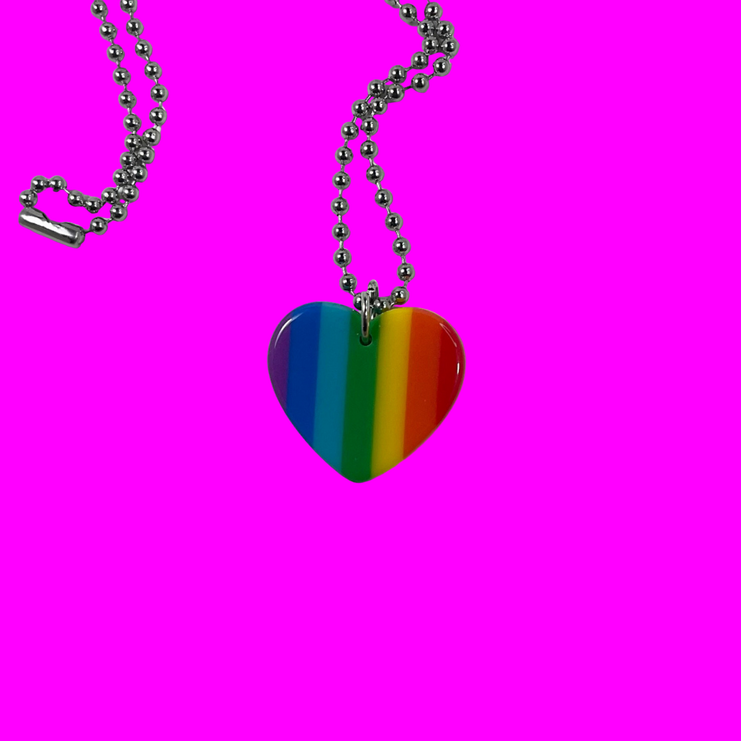 Rainbow Heart Charm