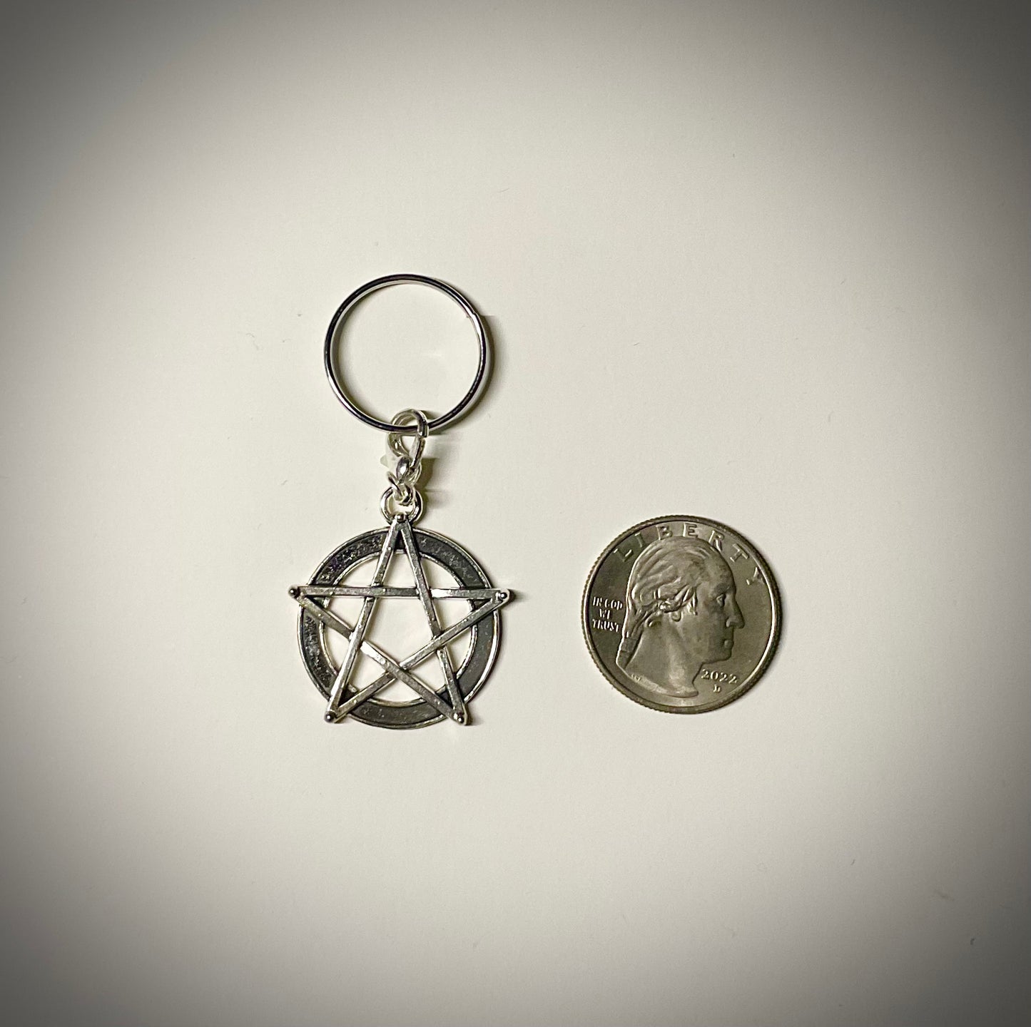 Pentagram Keychain Large