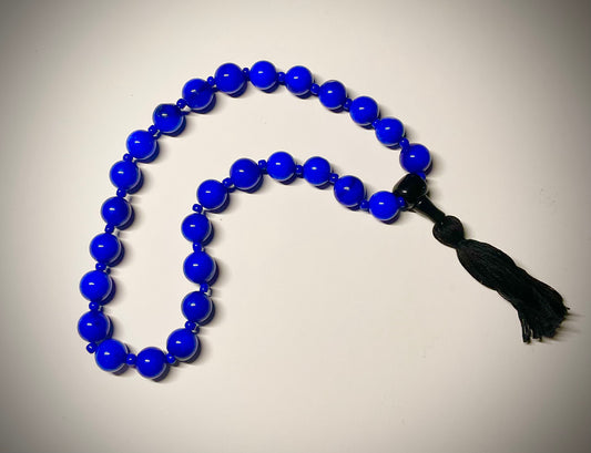 Blue Mala Beads