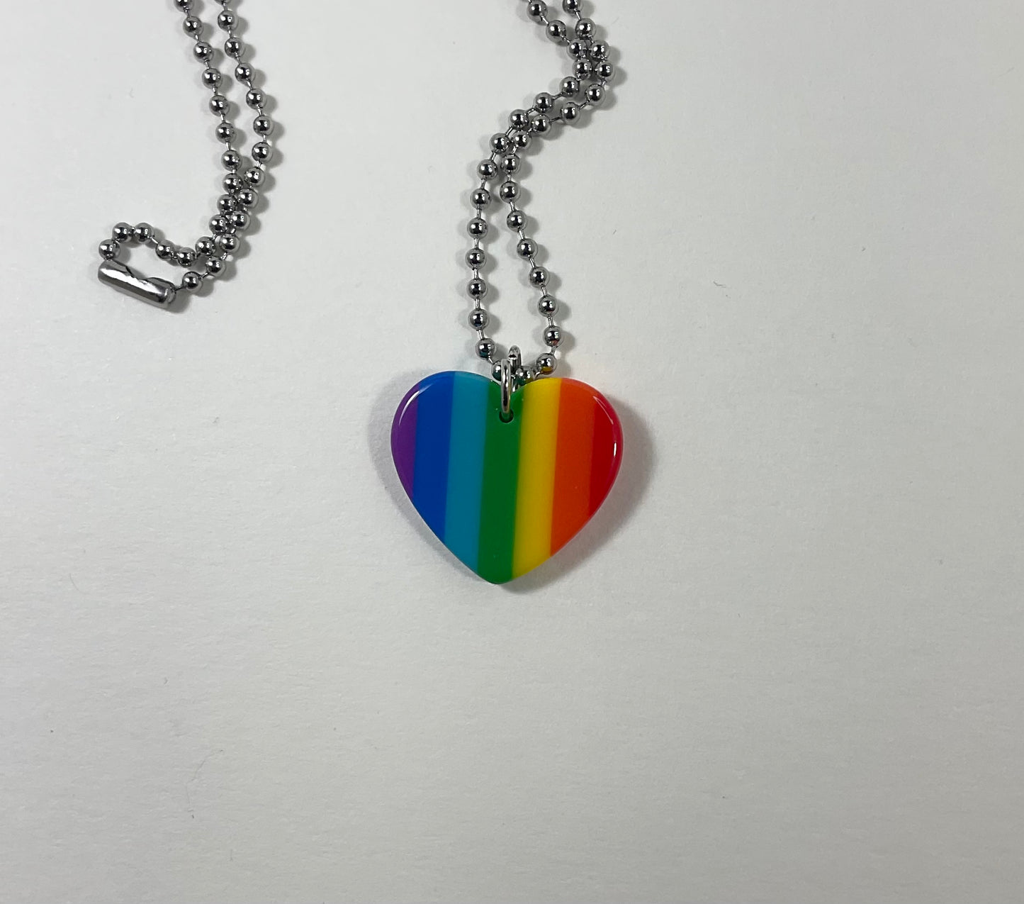 Rainbow Heart Charm