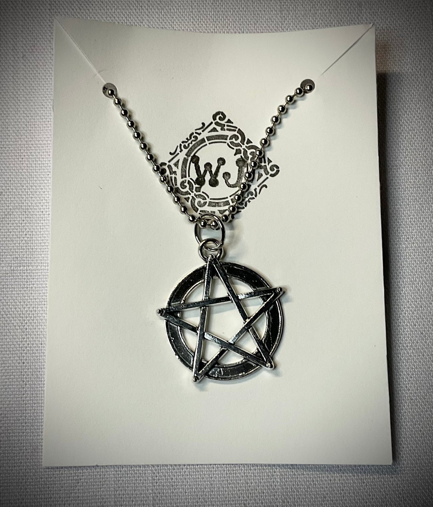 Pentagram Pentacle Charm Necklace