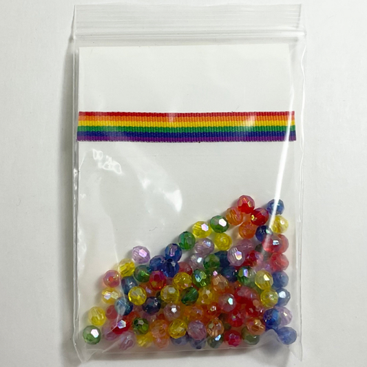 DIY Rainbow Pride Stretch Bracelet Kit