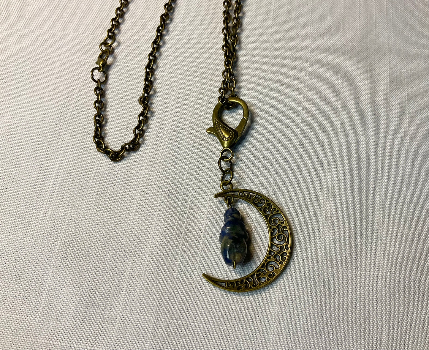 Sodalite Moon Goddess Talisman