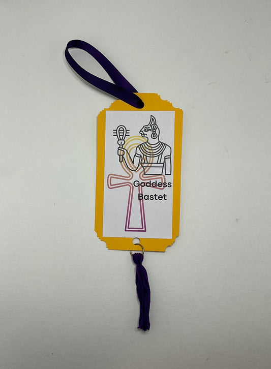 Goddess Bastet Blessing and Prayer Card