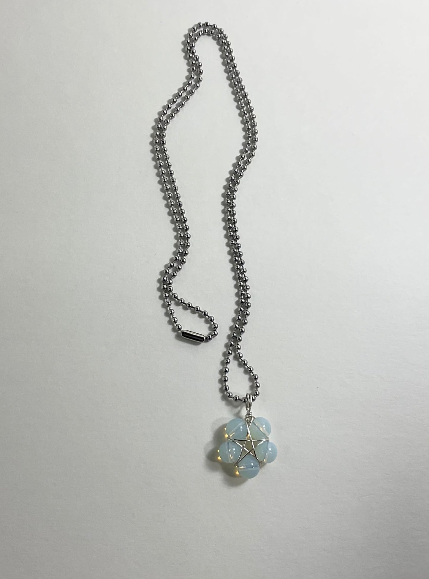 Opalite Bead Pentagram