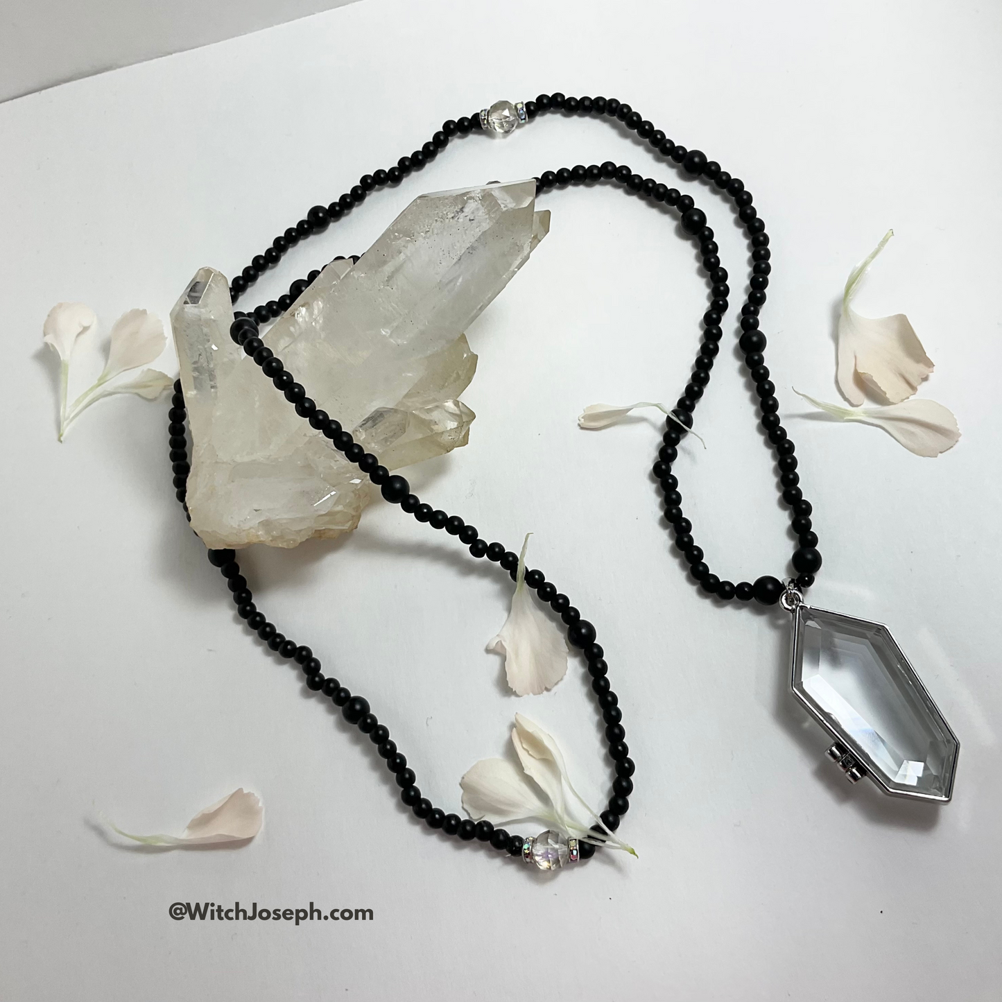 New Age Crystal Cut Glass Locket